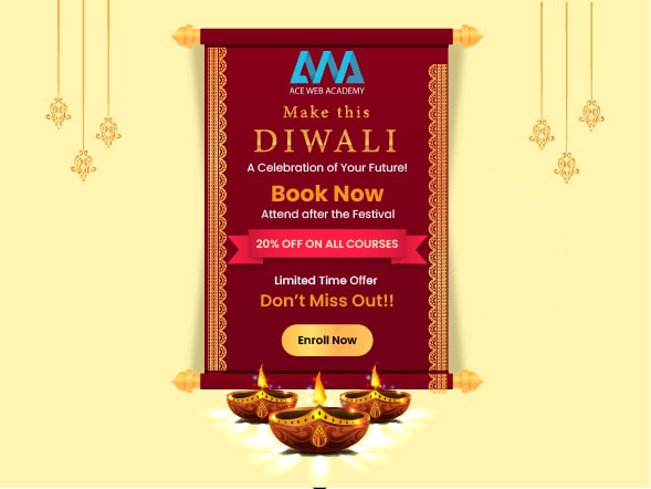 Diwali offers on Web Designing and Development Courses : Ace Web Academy Hyderabad